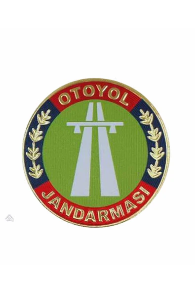 Jandarma Otoyol Timi 3d Arması,  Yeni Model Cırtlı, Standart Ölçü, 1.sınıf Plastik Ultra Kalite ürün görseli 1