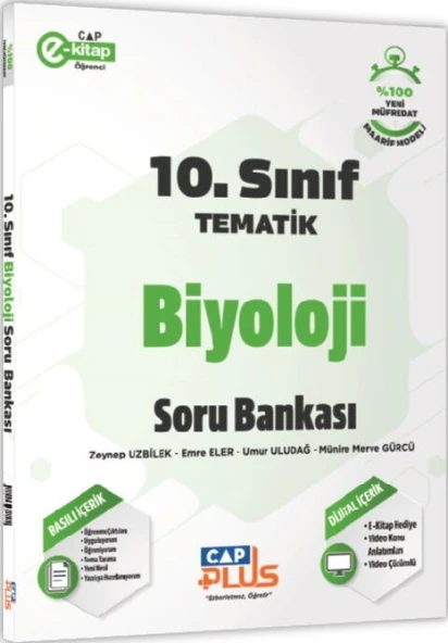 Çap Yayınları 10. Sınıf Biyoloji Tematik Soru Bankası ürün görseli 1