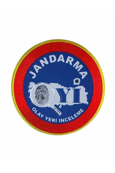 Jandarma Olay Yeri 3d Arması, 2025 Yeni Model Cırtlı, Standart Ölçü, 1.sınıf Plastik Ultra Kaliteli ürün görseli 1