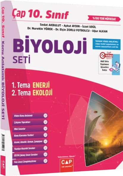 Çap Yayınları 10. Sınıf Biyoloji Seti ürün görseli 1