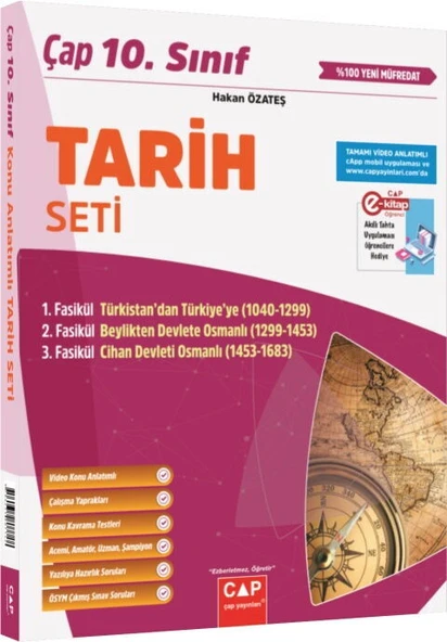 Çap Yayınları 10. Sınıf Tarih Seti ürün görseli 1