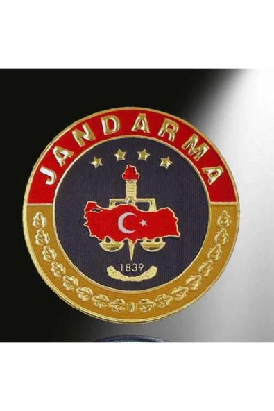 Jandarma Asayiş Kol Arması 3d, 2025 Yeni Model Tip Cırtlı, Standart Ölçü, 1.sınıf Plastik Kalite ürün görseli 1
