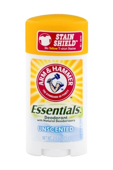 Arm Hammer Essentials Unscented Deodorant 71 gr 033200197928 ürün görseli 1