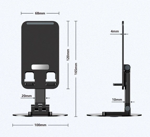 Katlanabilir Telefon Tablet Tutucu Stand - Resim 3