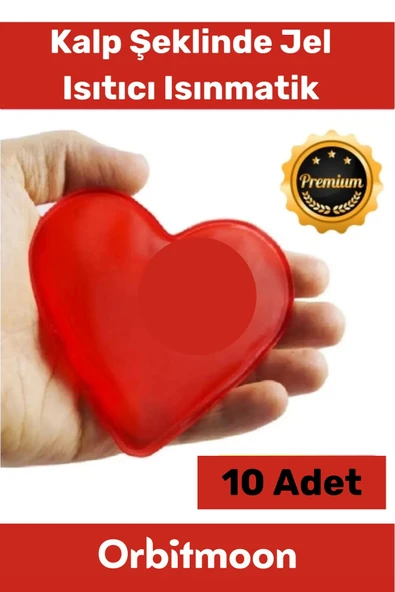 Özel Üretim Yeni Seri Kalp Şeklinde Jel Isıtıcı Pratik El Isıtıcısı Isınmatik Cep Sobası 10'lu Set ürün görseli 1