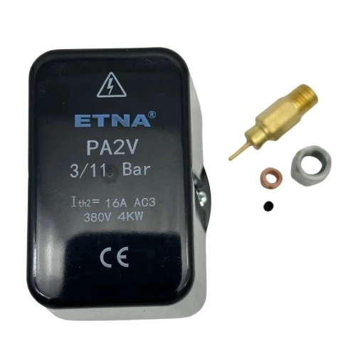 Etna Basınç Şalteri PA-2V 3Bar - 11Bar  380V 1/2 ürün görseli 1