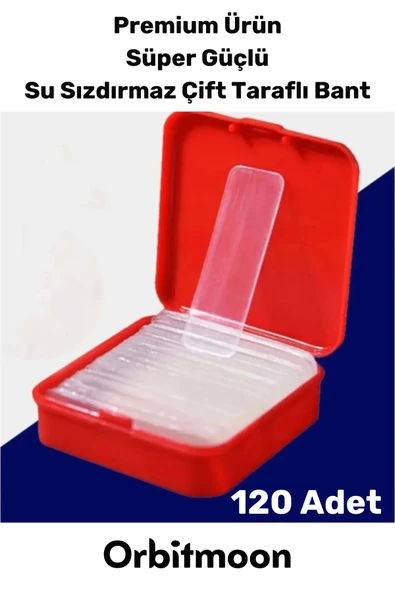 Premium Süper Güçlü Kolay Çıkarılabilir Yapışkan Çok Amaçlı 120 Parça Çift Taraflı Şeffaf Bant ürün görseli 1