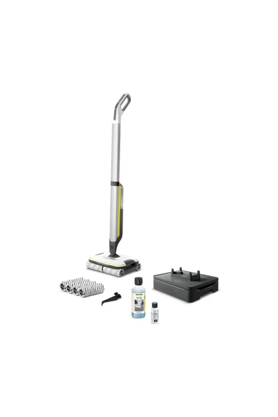 Karcher E Fc 7 Kablosuz Şarjlı Dikey Zemin Silme Temizlik Makinesi -sarı ürün görseli 1