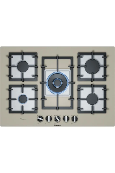 Bosch PPQ7A8B90 75 cm Wok Gözlü Camlı Ankastre Ocak ürün görseli 1