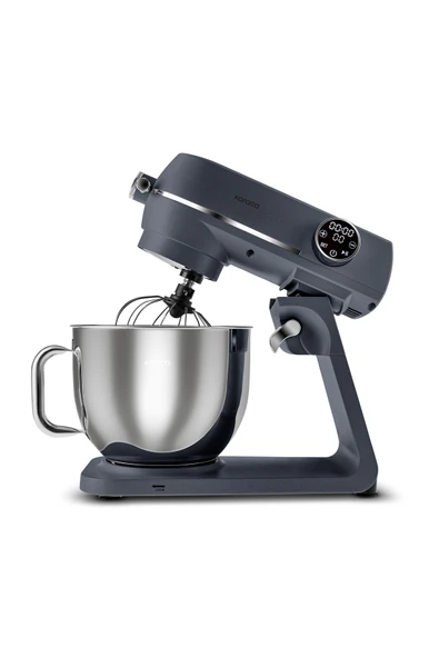 Karaca Multichef Artisan Digital Ekran 7 Litre Döküm Stand Mikser Brushed Gun Grey 1800W ürün görseli 1