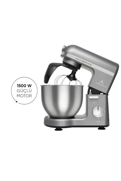 Karaca Mastermaid Chef Pro Çift Kollu Mutfak Şefi 1500 W Space Gray ürün görseli 1