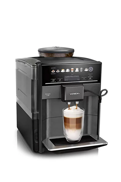 Siemens Te651319rw Eq.6 Plus S100 Sapphire Black Metallic Tam Otomatik Kahve Makinesi ürün görseli 1