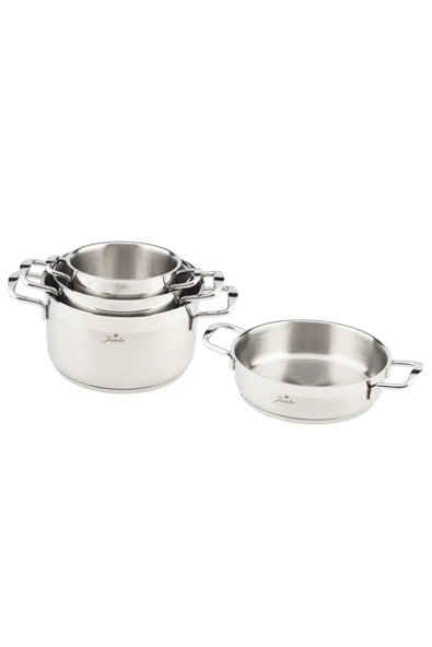 Jumbo Myra 8 Parça Çelik Tencere Seti - Resim 7