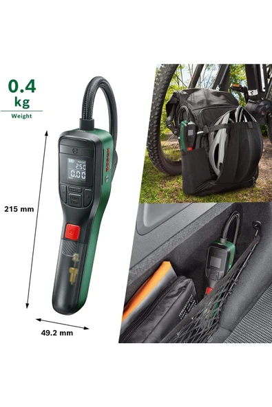 Bosch Ev Ve Bahçe Easypump-mini Elektrikli Kompresör - Resim 3