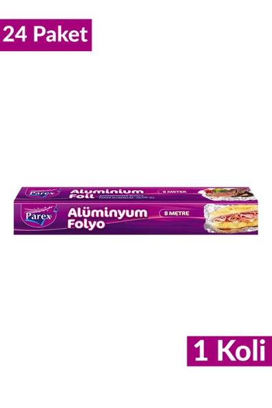 Parex Alüminyum Folyo 8 Mt 24 Paket 1 Koli ürün görseli 1