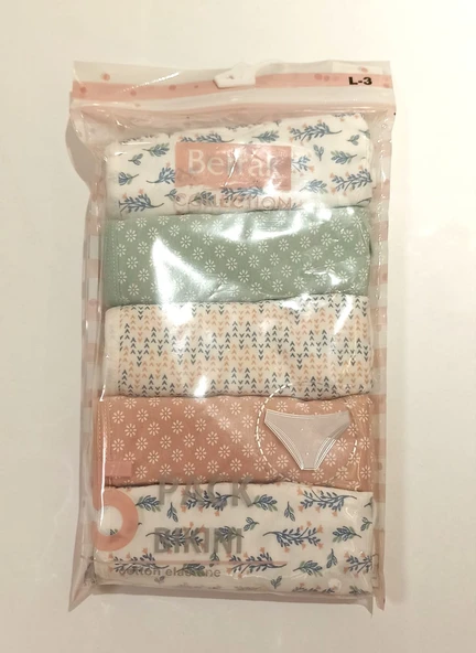 Monalisa Home Cotton  Elastik 5 li Bikini Kalıp L Beden ürün görseli 1