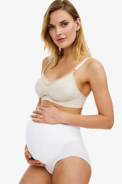 Monalisa Home Antibakteriyel Ten Renk Hamile Slip Kilot S  Beden ürün görseli 1