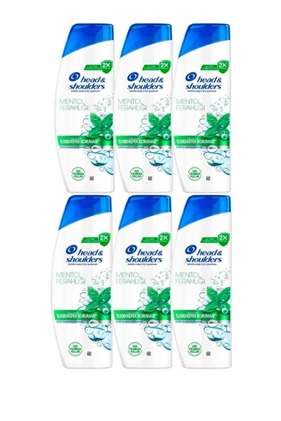 head and shoulders Mentol Ferahlığı Şampuan 330 Ml 6 Adet ürün görseli 1