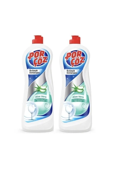 Porçöz ( 2 Adet ) Porçöz Bulaşık Elde Yıkama Deterjanı Aloe Vera 675 ml ürün görseli 1