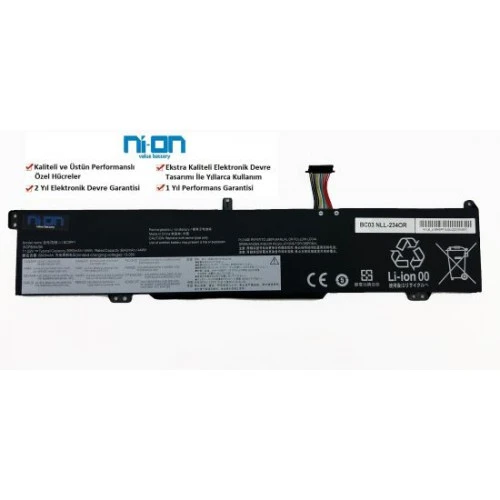 Nion Lenovo 81LK01P7TX 81LK014LTX uyumlu Notebook Batarya - Pil ürün görseli 1