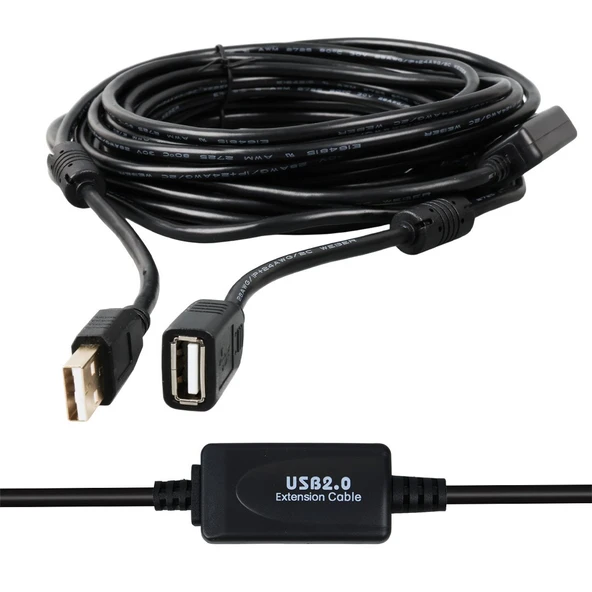 Powermaster PM-19955 10 Metre Usb Uzatma Kablosu - Resim 2