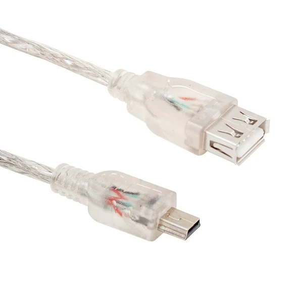 Powermaster USB 5 Pin Erkek-USB Dişi 1 Metre Kablo ürün görseli 1