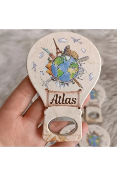 Doğrukan Hediyelik 25 Adet Atlas Konsept Yenidoğan Doğum Günü Balon Açacak Magnet Hediyelik ürün görseli 1