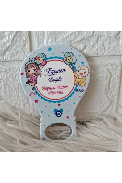 Doğrukan Hediyelik 25 Adet Erkek Bebek Abla Kardeş Yenidoğan Açacak Magnet Hediyelik ürün görseli 1