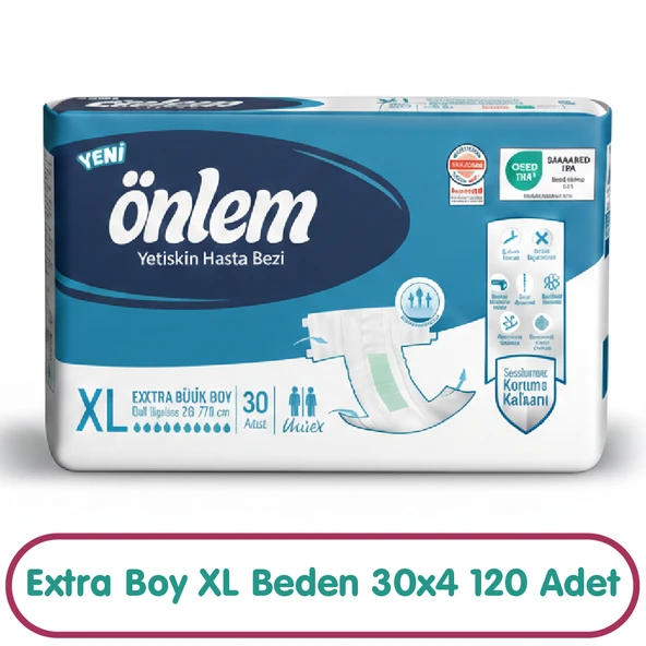 Önlem Hasta Bezi Xl Beden 30x4 120 Adet ürün görseli 1