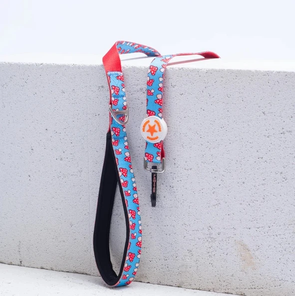 Pawstar Mushroom Köpek Gezdirme Kayışı 120 cm x 2 cm ürün görseli 1