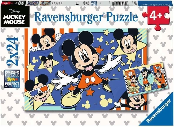 Ravensburger Puzzle 2x24 Parça WD Film 5578 ürün görseli 1