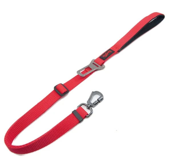 Tailpetz Araç Emniyet Kemeri Tokalı Kedi Köpek Gezdirme Kayışı M Kırmızı 102 cm ürün görseli 1