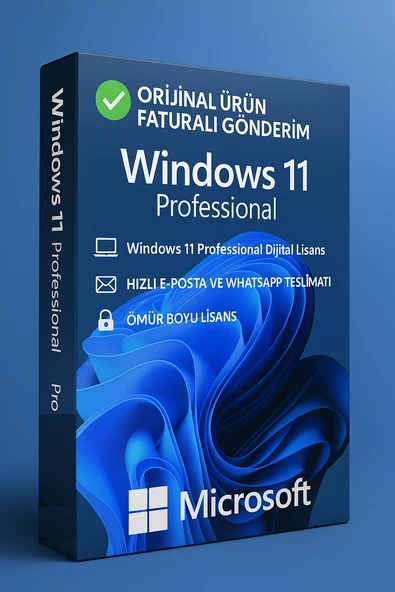 Windows 11 Pro 2025 Dijital Lisans - ANINDA TESLIM - Aktarılabilir - Kurulum Desteği ürün görseli 1