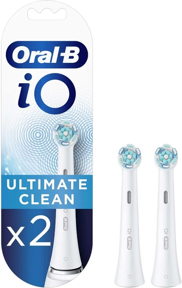 Oral-B iO Ultimate Clean Şarjlı Diş Fırçası Yedek Başlığı 2 Adet ürün görseli 1