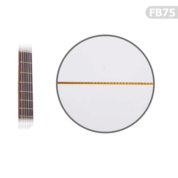 Gitar Perdesi Prinç 1 Adet 1.18 mm FB75 ürün görseli 1