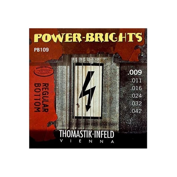Gitar Aksesuar Elektro Power-Brights Tel Thomastik Infeld TH-PB109 ürün görseli 1