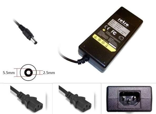 12V 3A - 3.3A Switch Hub Adaptör RETRO ürün görseli 1