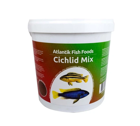 Atlantik Cıchlıd Mıx Granulat 3000 Gr Kova Balık Yemi ürün görseli 1