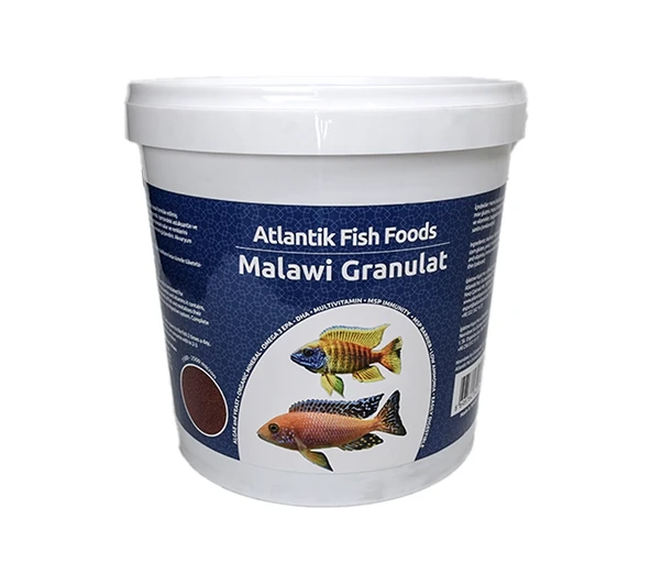 Atlantik Malawı Fısh Granulat 3000 Gr Kova Balık Yemi ürün görseli 1