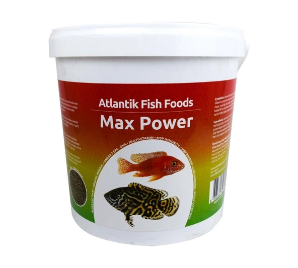Atlantik Max Power Granulat 3000 Gr Kova Balık Yemi ürün görseli 1