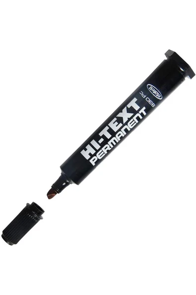 Hi-tekxt 830 Permanent Yan Kesik Uçlu, Kaligrafi Kalemi- Siyah-1 Adet ürün görseli 1