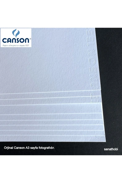 Resim kağıdı, sulu boya kağıdı, A3 (297x420mm) 200gr-30 Sayfa ürün görseli 1