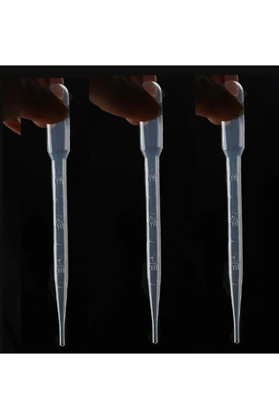 Damlalık Pastör Pipeti 3 Ml-ölçülü (3 Adet) ürün görseli 1