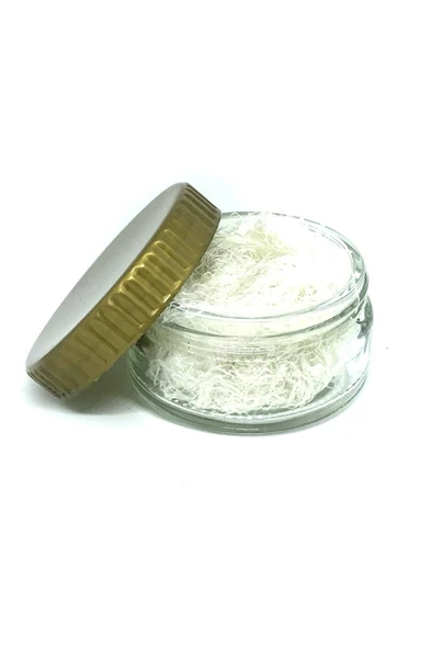 Likalı Geniş Cam Hokka Sarı (GOLD) Kapak 40ml ürün görseli 1