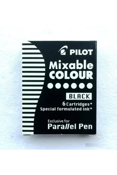 Parallel Pen Orjinal Kartuş Siyah (6 Adet) ürün görseli 1