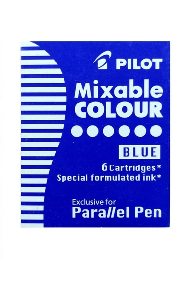 Pilot Parallel Pen Orjinal Kartuş Mavi (6 Adet) ürün görseli 1
