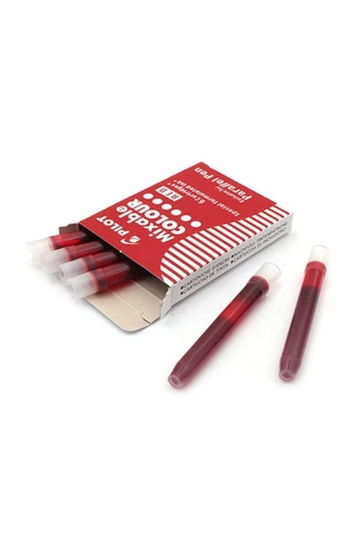 Parallel Pen Orjinal Kartuş Kırmızı (6 Adet) ürün görseli 1