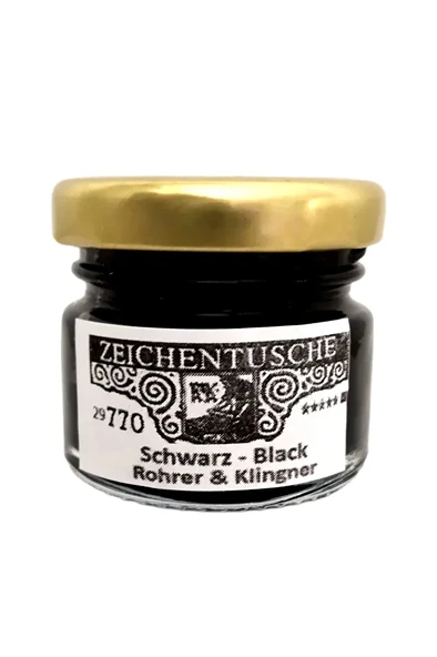 Rohrer&Klingner çizim-kaligrafi-hat mürekkebi-770 siyah 25ml (ekonomik boy) ürün görseli 1