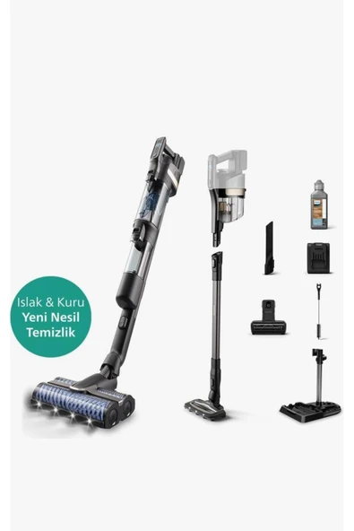 Philips Aqua Trio 9000 Seri Islak & Kuru Temizlik Kablosuz Dikey Süpürge - Kendini Temizleme ürün görseli 1
