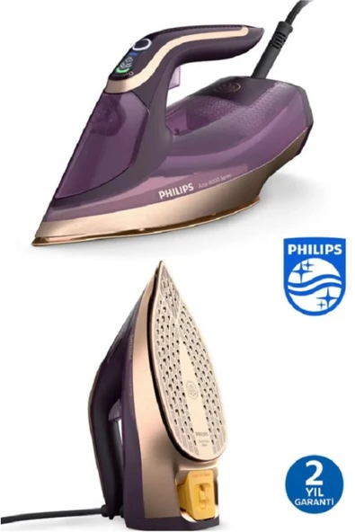 Philips Isınma OptimalTEMP Azur 8000 Seri buharlı Ütü - Resim 2